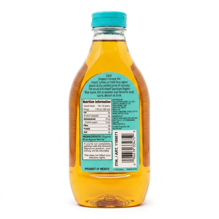 Organic Blue Agave Sweetener Kirkland Signature 736ml