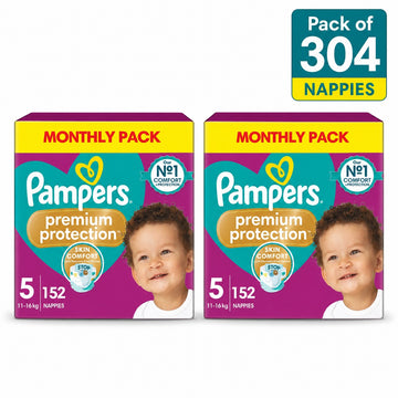 Pampers Premium Protection Size 5, 304 Pack
