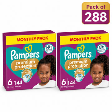 Pampers Premium Protection Size 6, 288 Pack