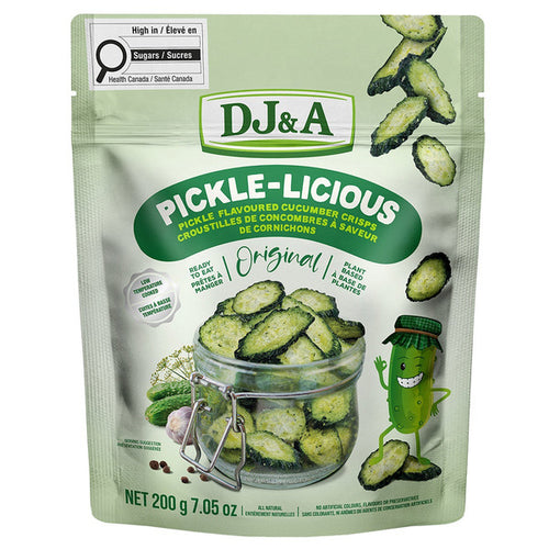 Pickle-Licious Cucumber Crisps DJ&A 200g