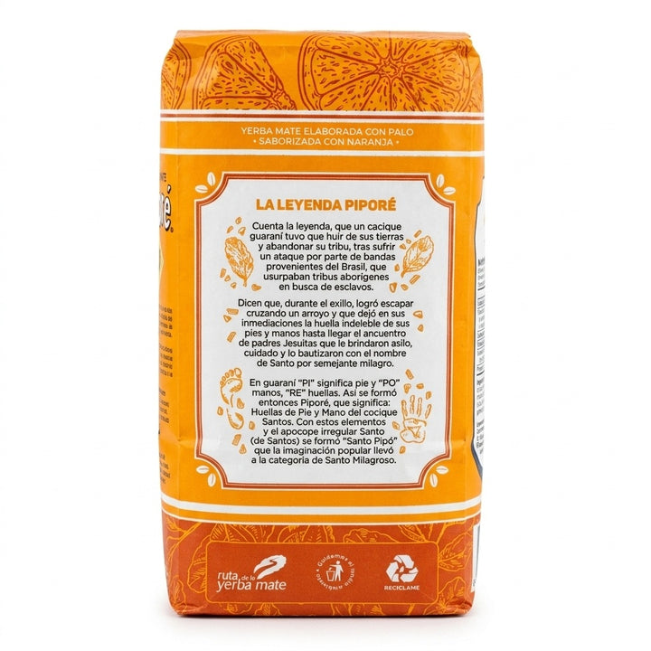 Pipore Naranja Yerba Mate 500g-2