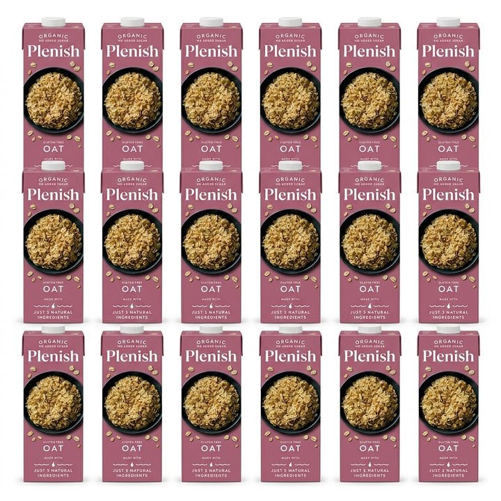 Plenish Organic Oat Milk 16 x 1L