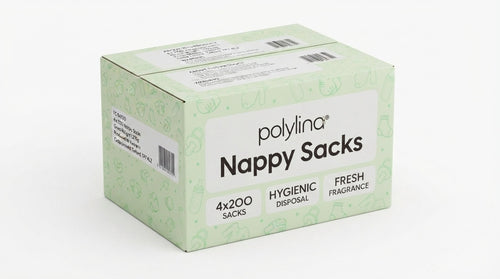 Polylina Fresh Fragrance Nappy Sacks 200 Pack X 4