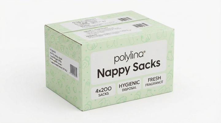 Polylina Fresh Fragrance Nappy Sacks 200 Pack X 4