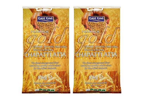 Premium Gold Wholemeal Chapatti Atta East End 10kg X 2