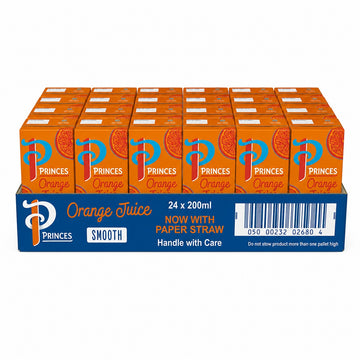 Princes Orange Juice 200ml X 24