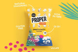 Proper Corn Popcorn Sweet & Salty Mixed Case 14g