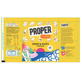 Proper Corn Popcorn Sweet & Salty Mixed Case 32 x 14g 1