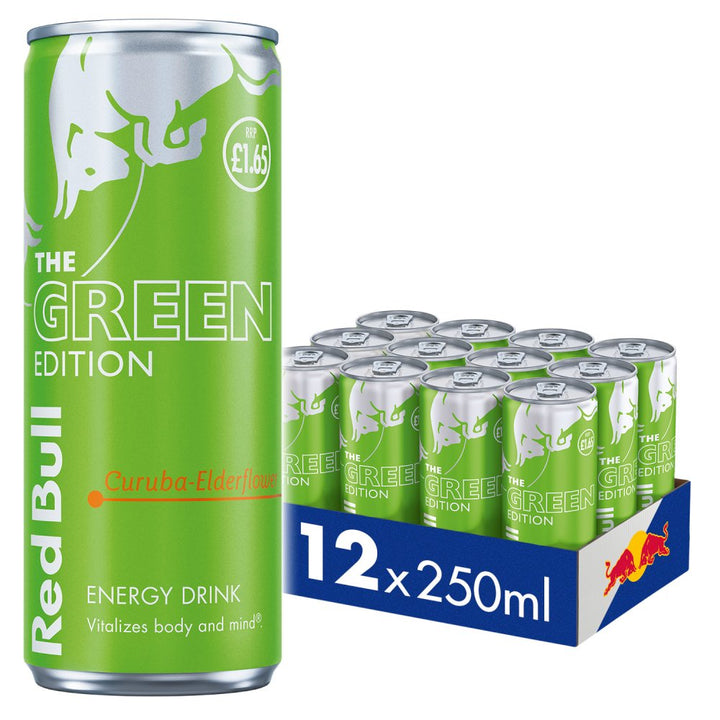 Red Bull The Green Edition Curuba Elderflower 250ml X 12