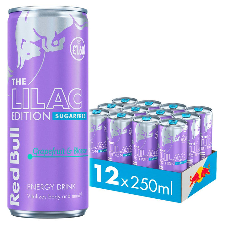 Red Bull The Lilac Edition Grapefruit Blossom Sugar Free 250ml X 12