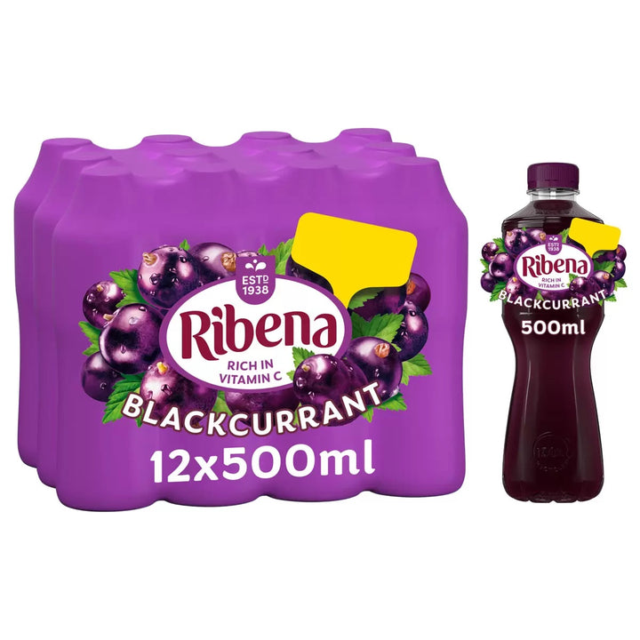 Ribena Blackcurrant 500ml X 12