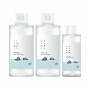 Round Lab 1025 Dokdo Toner, 2 x 200ml + 100ml-1