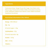 Rubicon Sparkling Mango 330ml-ingredients