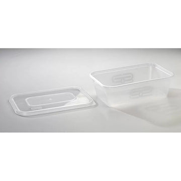 SATCO 650ml Recyclable Microwave Food Containers with Lids 250 Pack-3