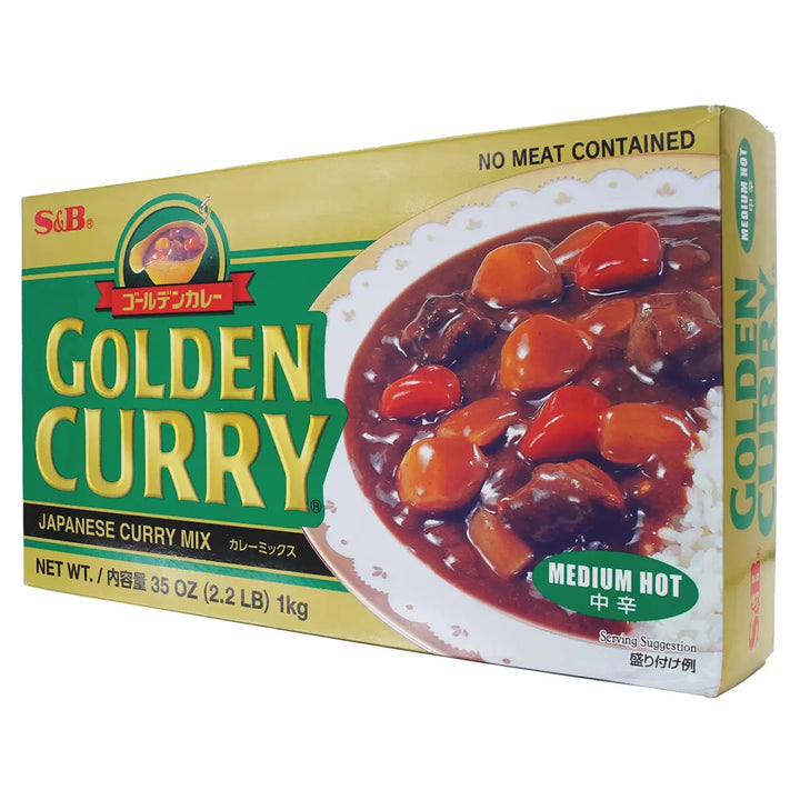 S&B Golden Curry Japanese Curry Mix Medium Hot 1kg