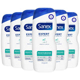 Sanex Moisture Shower Gel 6 x 570ml
