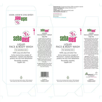 Sebamed Face & Body Wash 1L-3