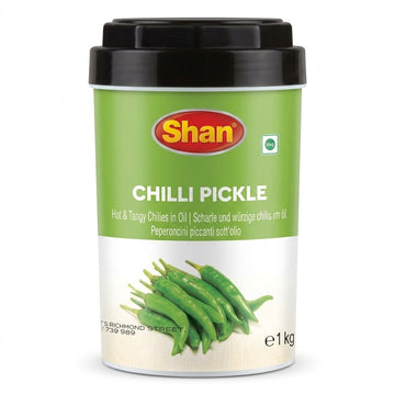 Shan Chilli Pickle Hot &amp; Tangy Chillies 1kg