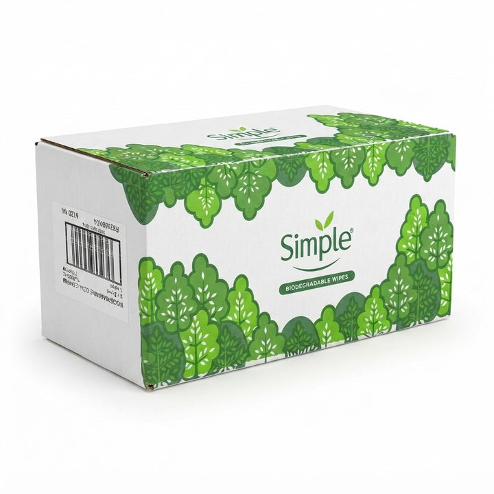 Simple Cleansing Facial Wipes 5 x 33 Pack