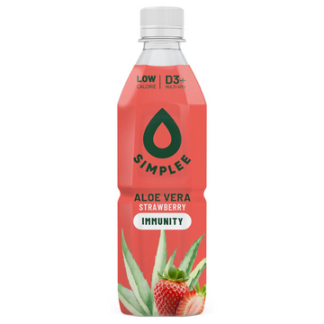 Simplee Aloe Vera Strawberry Drink 500ml