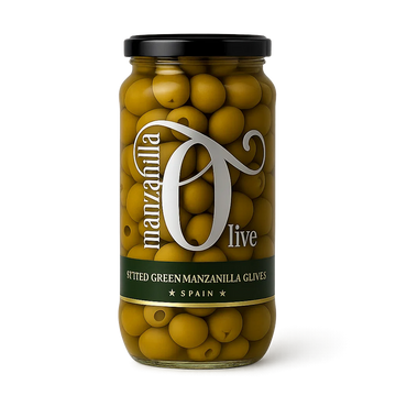 Spanish Pitted Green Olives Manzanilla 940g