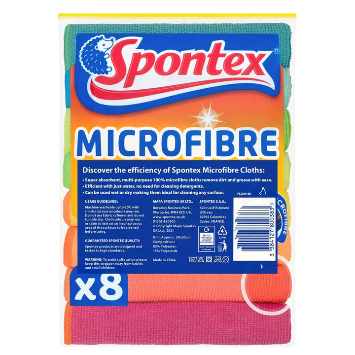 Spontex Microfibre Cloths