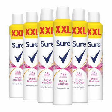 Sure Women Bright Bouquet Anti-Perspirant Deodorant 300ml X 6
