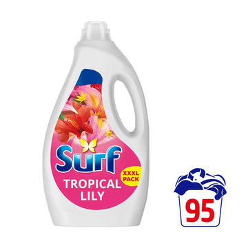 Surf Tropical Lily Laundry Liquid 95 Wash 2.6Ltr