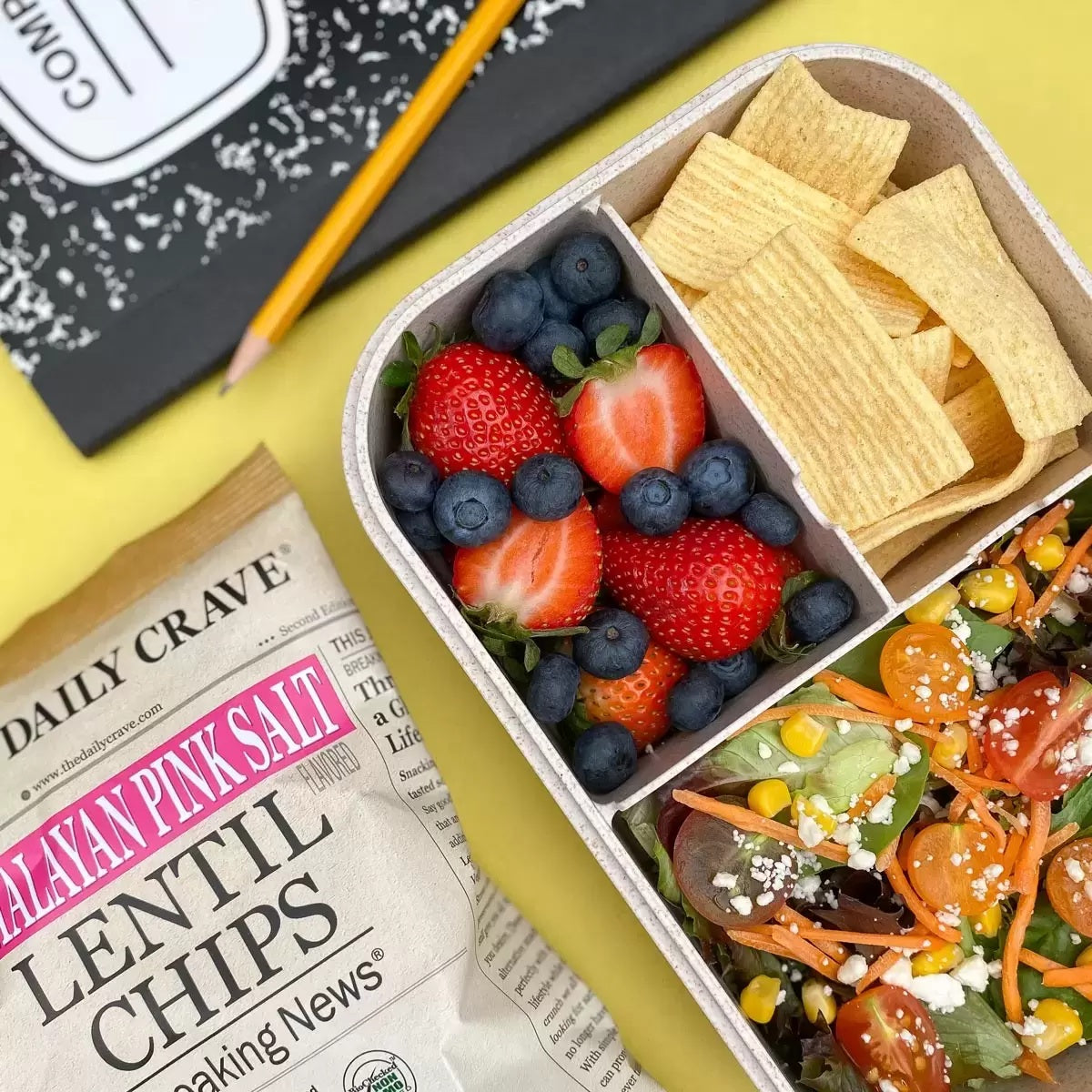 The Daily Crave Himalayan Pink Salt Lentil Chips 510g 2