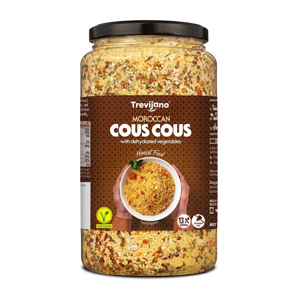 Trevijano Moroccan Couscous with Vegetables 1kg