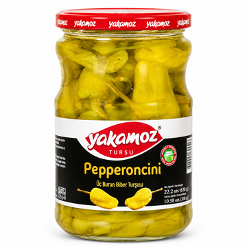 Turkish Pickled Pepperoncini Peppers in Vinegar Yakamoz 630g