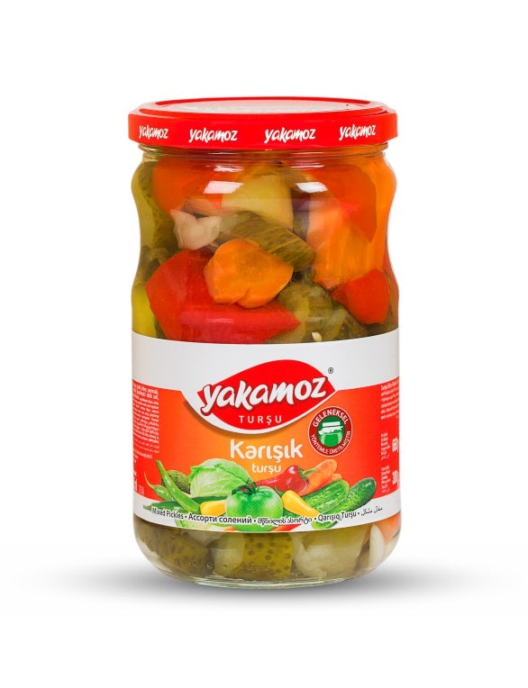 Turkish Mixed Vegetabe Pickles in Vinegar Yakamoz 680g
