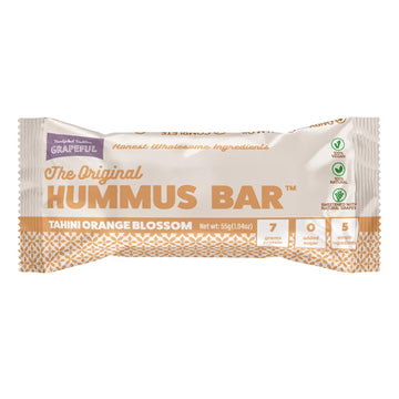 Lebanese Vegan Hummus Bar with Tahini Orange Blossom Grapeful 55g