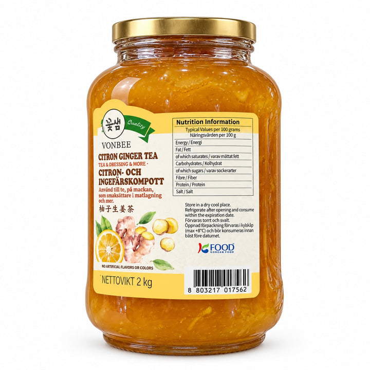 Vonbee Citron & Ginger Tea 2kg-1