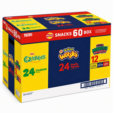 Walkers Crisps Snack Variety Box 60 Pack
