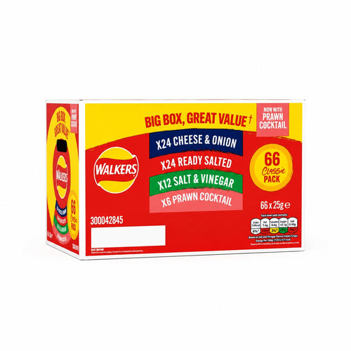 Walkers Crisps Variety Box 25g X 66