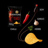 Walkers Sensations Thai Sweet Chilli Sharing Crisps 150g 2