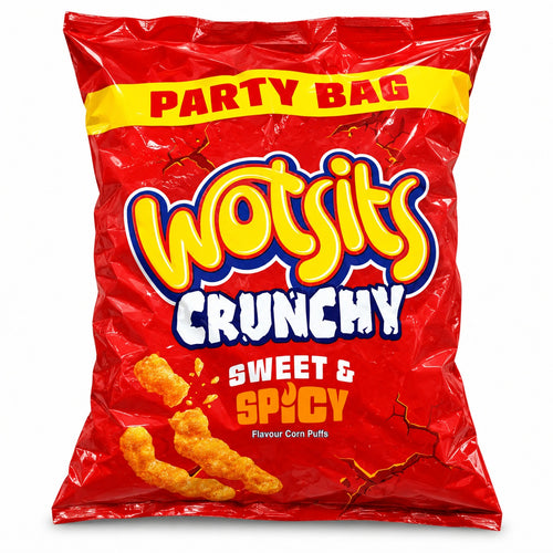 Walkers Wotsits Crunchy Sweet & Spicy Party Bag 2 x 400g