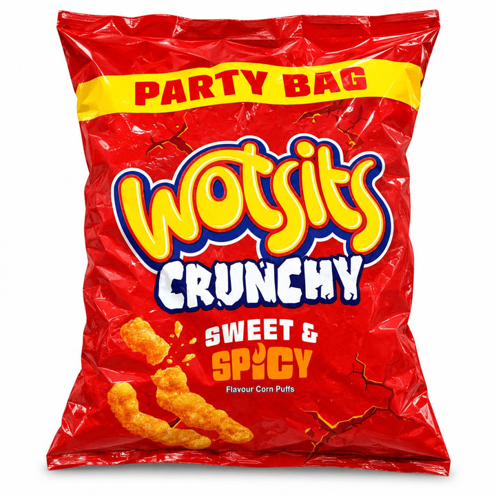 Walkers Wotsits Crunchy Sweet & Spicy Party Bag 2 x 400g