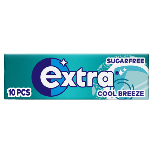 Wrigley's Extra Cool Breeze Chewing Gum 10 Pcs