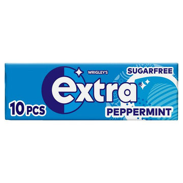 Wrigley's Extra Peppermint Sugar Free Chewing Gum 10 Pcs