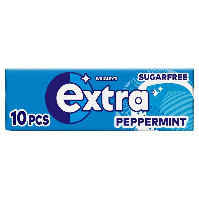 Wrigley's Extra Peppermint Sugar Free Chewing Gum 10 Pcs
