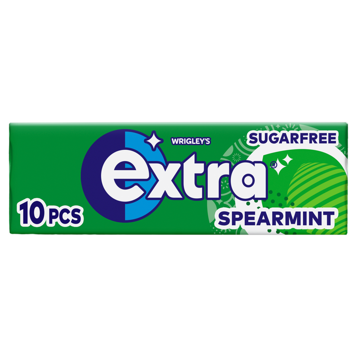 Wrigley's Extra Spearmint Chewing Gum 10 Pcs