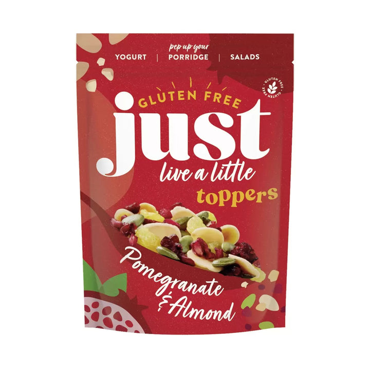 Iust live a little pomegranate & almond topper 1kg