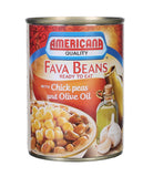 Americana Quality Fava Beans with Chickpeas and Olive oil 400g X 12