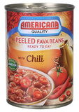 Americana Quality Peeled Fava Beans with Chilli 400g X 12