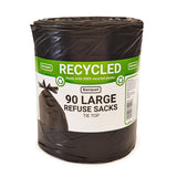 Banquet Recycled Tie Top Large Refuse Sacks 90 Bags
