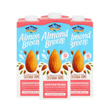 Blue Diamond Almond Breeze Unsweetened Drink 8 X 1 Ltr