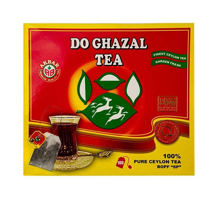 Do Ghazal Tea Pure Ceylon 100 Bags