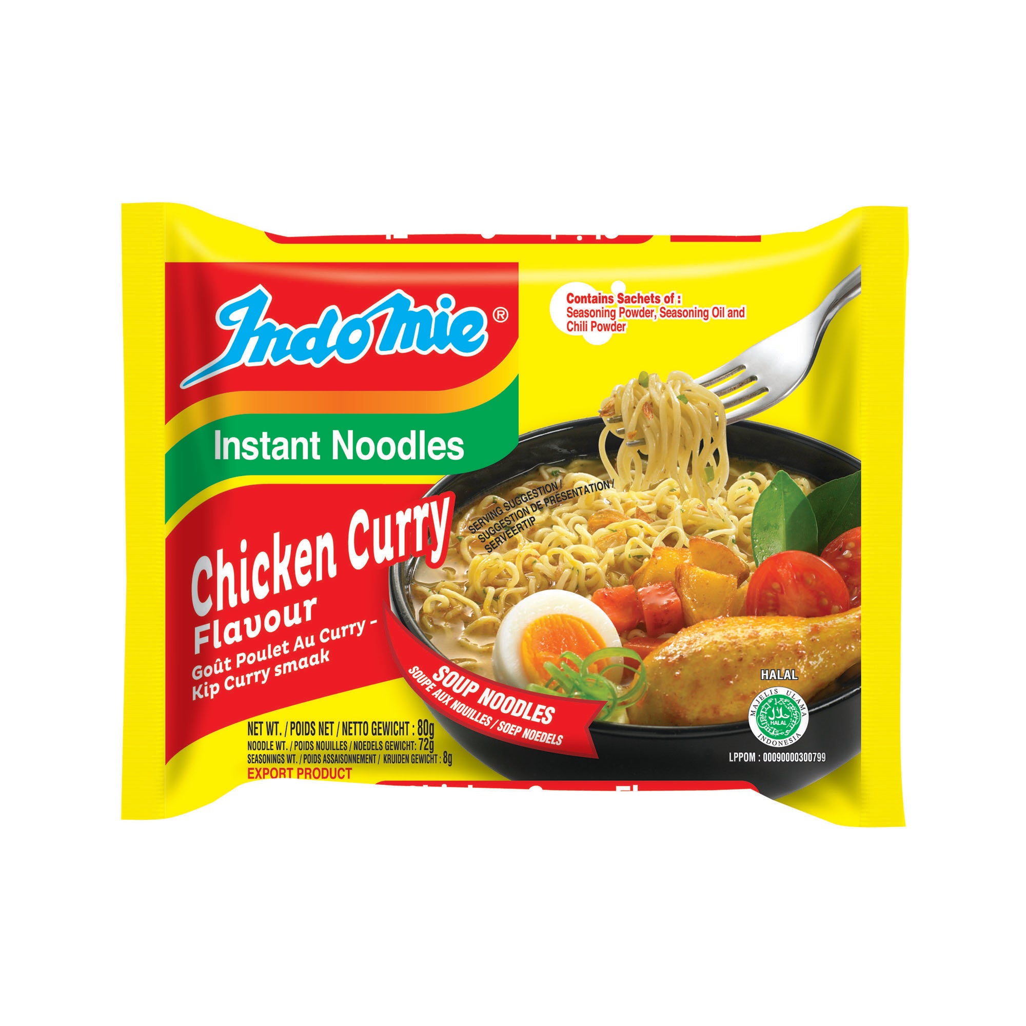 Indomie Chicken Curry Noodles 75g X 40